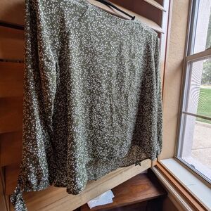 Papermoon Green Cocktail Blouse